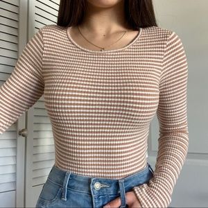 Striped Long Sleeve Top
